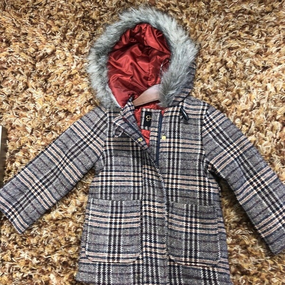Jessica Simpsons, Girls, Winter coat, Size 4,Pockets,Plush hood,Long sleeve.! - Picture 2 of 10